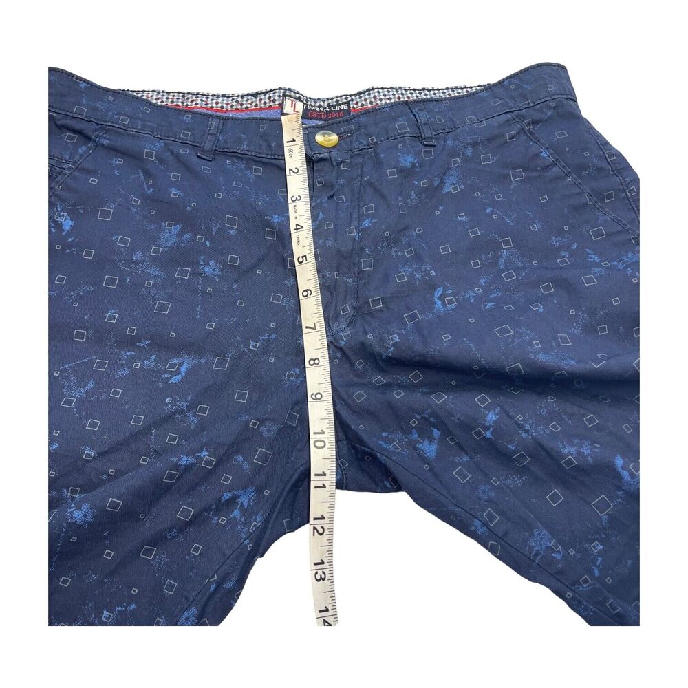 Timber Line Mens Chino Shorts Size 36 Navy Printed - Picture 4 of 9